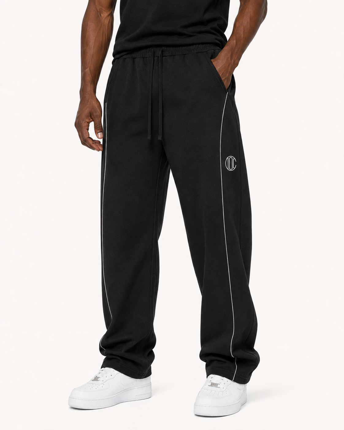 Lined Sigil Sweatpants Black