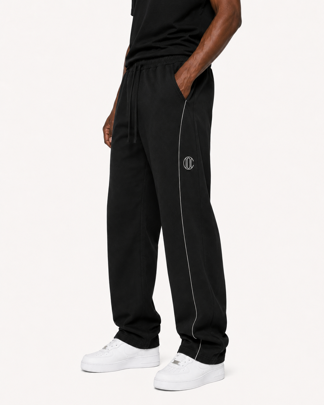 Lined Sigil Sweatpants Black